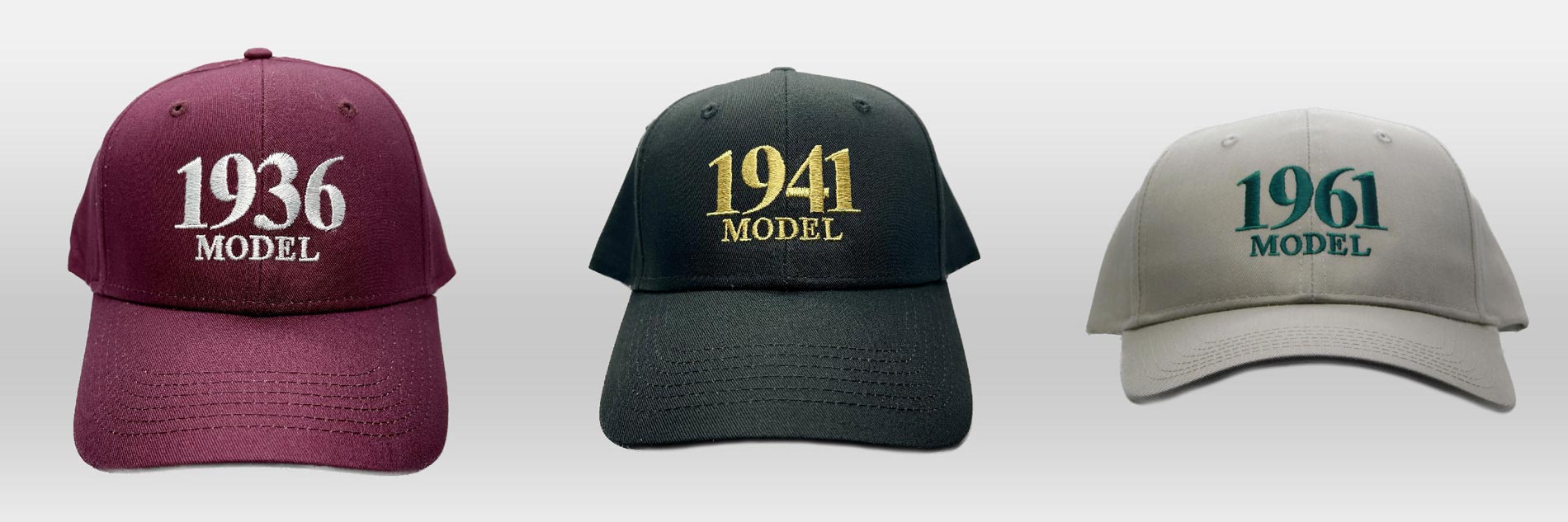 Year Model Hats collection